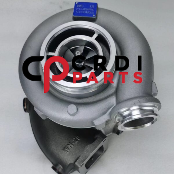 Man Marine Auxillary set 51.09100-7550, D2876LE403, Turbocharger assembly K36, 53369706741, 53369886741, 53336 970 6741